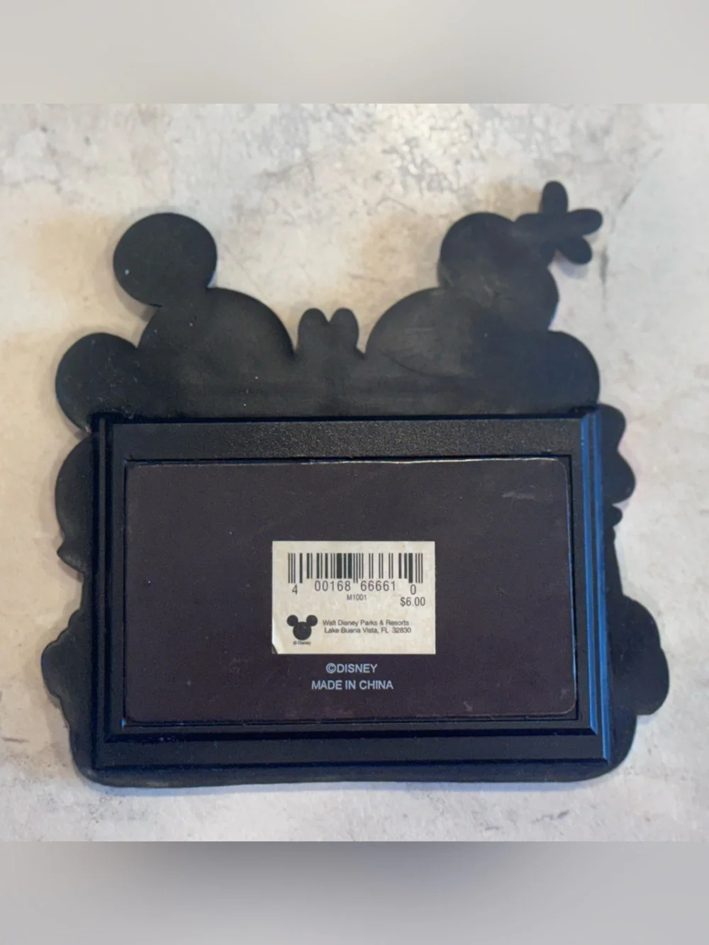 Vintage Walt Disney World Minnie & Mickey Magnetic Picture Frame!